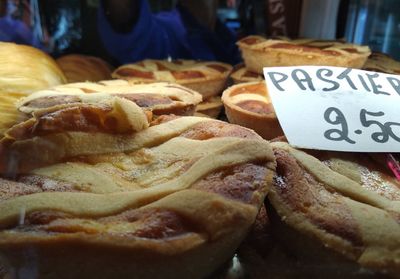 Close-up of sweet food for sale in market