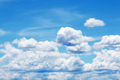 Low angle view of clouds in sky