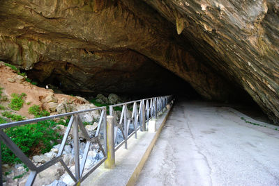 Bridge in cave