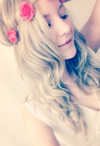 Portrait of young woman