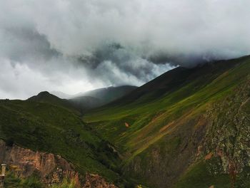 Scenic view of mountains