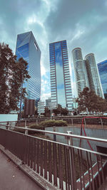 Low angle view of buildings against sky