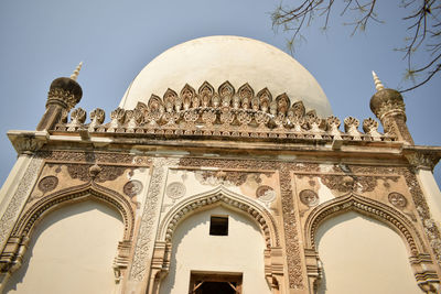 Low angle view of a temple