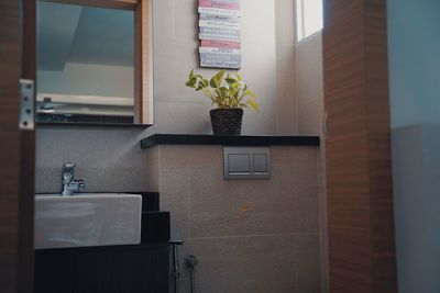 Interior of bathroom