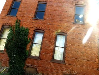 Low angle view of residential building