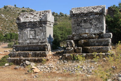 Old ruins of building