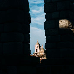 Low angle view of historical building against sky