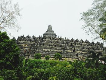 Historic temple against clear sky