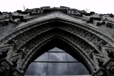 Low angle view of historical building against sky