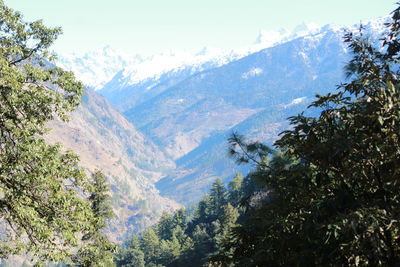 Scenic view of mountains