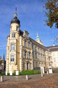 Low angle view of historical building