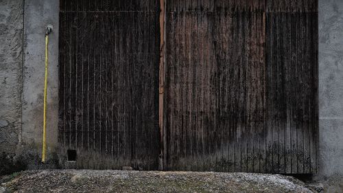 Close-up of weathered wall