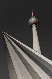 Low angle view of building against sky in berlin