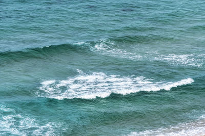 High angle view of sea