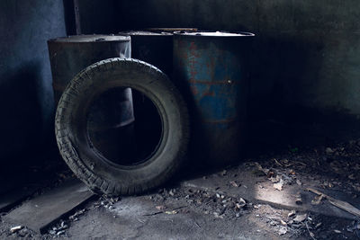 Old abandoned truck