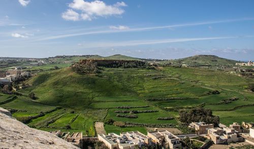 Scenic view of landscape against sky