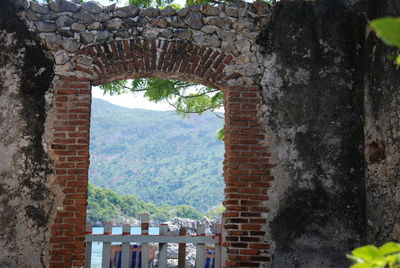 View of arch window