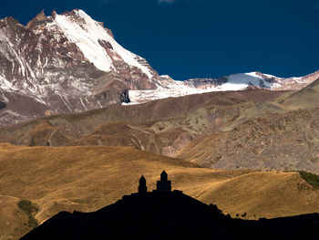 Scenic view of mountain against sky