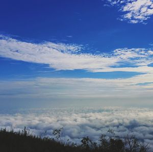 Low angle view of clouds in sky