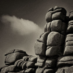 Close-up of stone wall