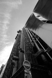 Low angle view of building against sky