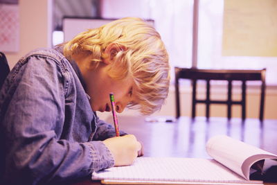 Woman looking at camera