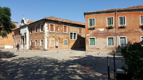 View of old building in city