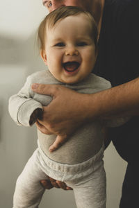 Portrait of cute baby boy