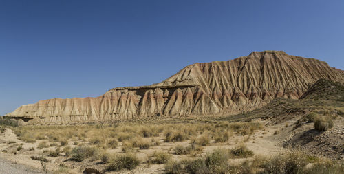 Rock formations in a desert