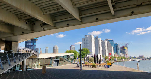 View of buildings in city