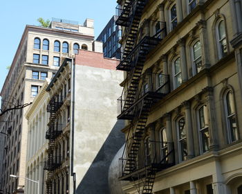 Low angle view of buildings against sky