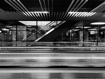 Train at railroad station