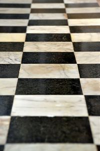 Full frame shot of tiled floor