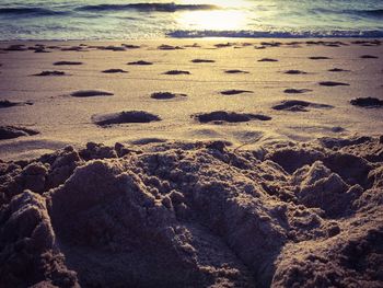 Aerial view of beach