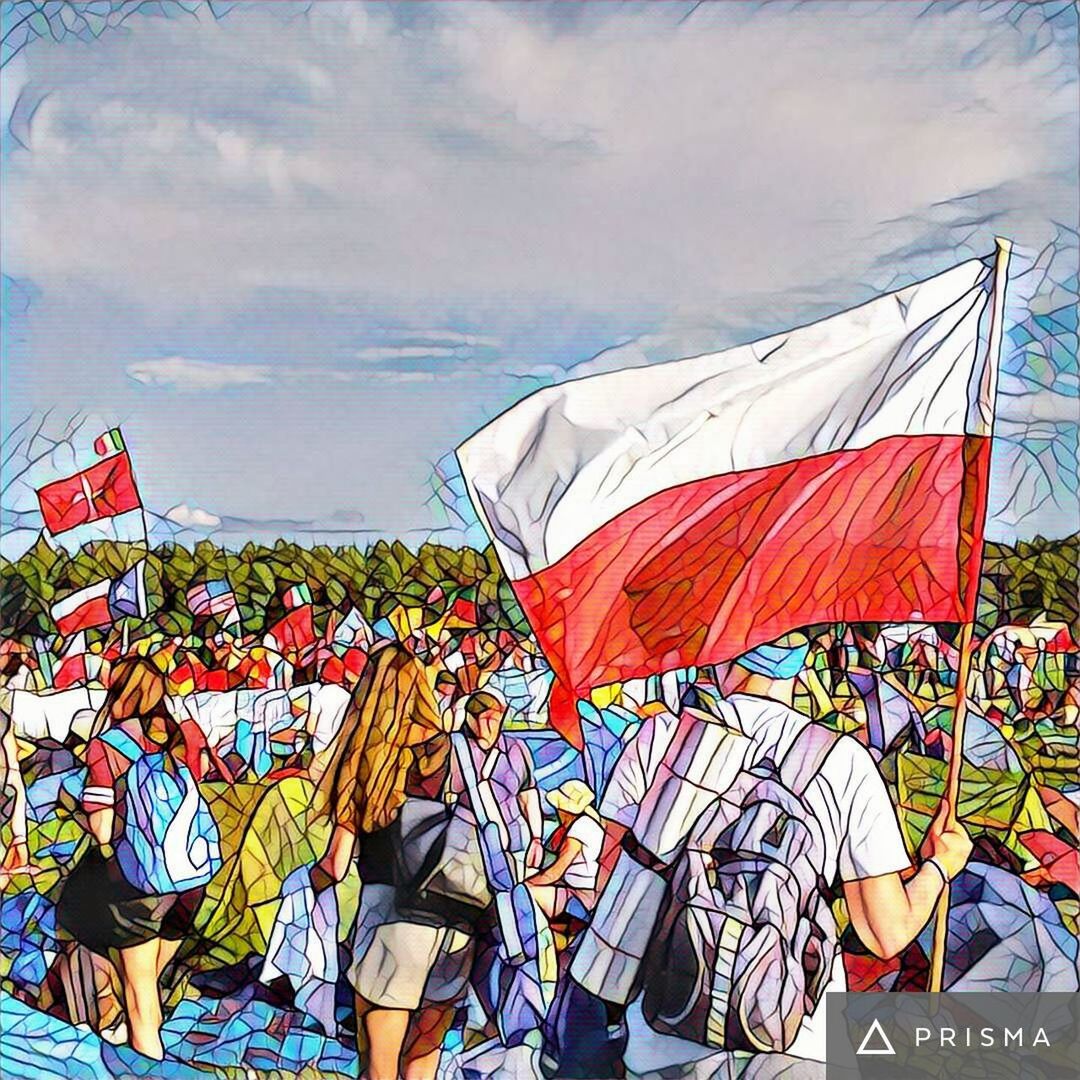 flag, outdoors, cloud - sky, multi colored, patriotism, women, sky, event, city, day, large group of people, people, adults only, adult, togetherness, crowd