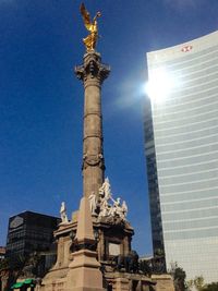 Low angle view of statue