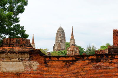 View of old building against sky