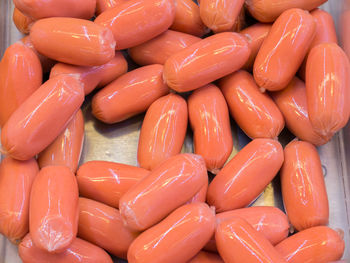 Full frame shot of orange for sale at market stall