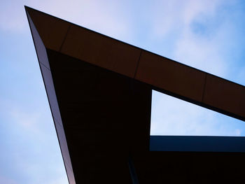 Low angle view of bridge against sky