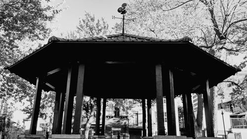 Built structure with trees in background