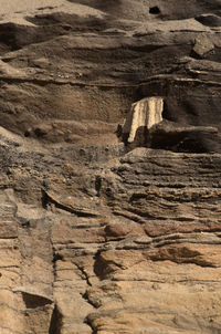 Full frame shot of rock formations