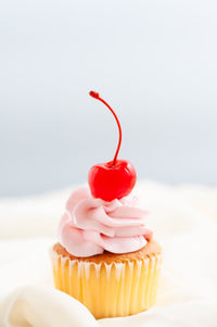 Close-up of cupcakes on table