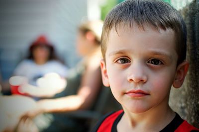Portrait of cute boy