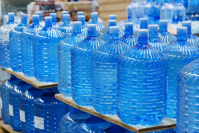 Full frame shot of bottles