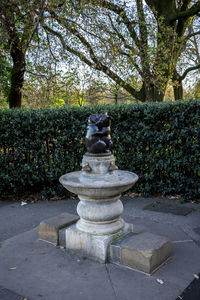 Statue in park