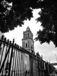 Low angle view of historic building against sky