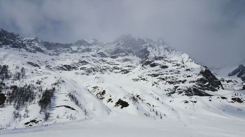 Cervinia italy mountain ski 