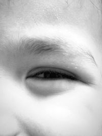 Close-up portrait of young woman