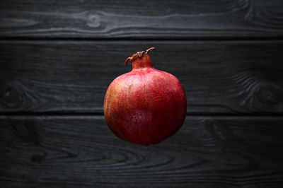 Close-up of apple on table