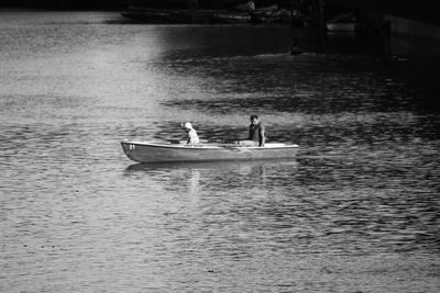 Boat in sea